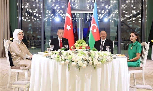 Cumhurbaşkanı Erdoğan Azerbaycan'da
