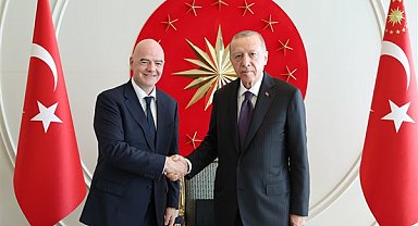 Cumhurbaşkanı Erdoğan, FIFA Başkanı Infantino'yu kabul etti