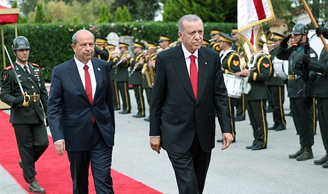 Cumhurbaşkanı Erdoğan KKTC'de