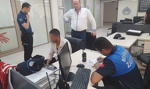 Duygu tacirinin oyununu Kocaeli Büyükşehir zabıtası bozdu