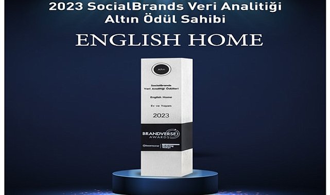 English Home, Brandverse Awards’ta Altın Ödül'ün sahibi oldu