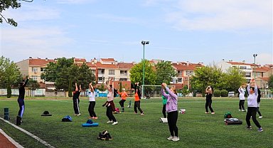 Eskişehir'de parklardaki spora ilgi büyük