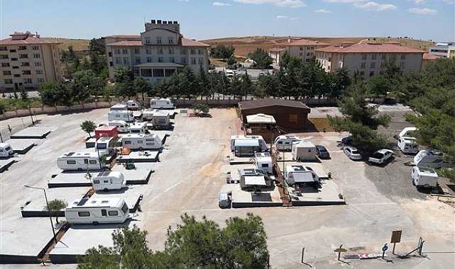 Gaziantep Büyükşehir’in yeni karavan parkı tamamlandı