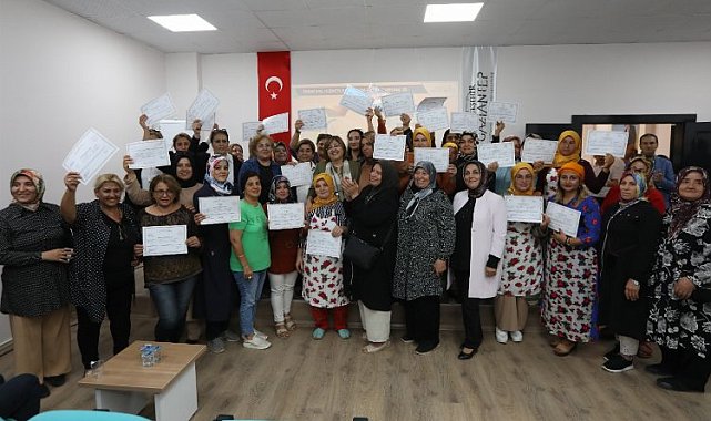 Gaziantep'te 600 kursiyer eğitimlerini tamamladı