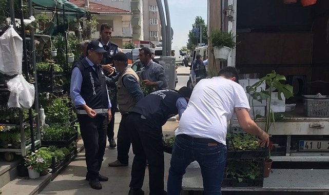 Gebze Zabıtası'ndan seyyar denetimi