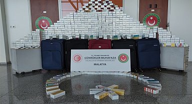 Gümrük Muhafaza ekipleri 6 bin 500 paket kaçak elektronik sigara tütünü ele geçirildi