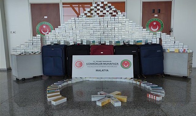 Gümrük Muhafaza ekipleri 6 bin 500 paket kaçak elektronik sigara tütünü ele geçirildi