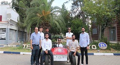 Harran Üniversitesi öğrencileri yerli ve milli araç geliştirdi