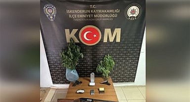 Hatay'da silah ve uyuşturucu operasyonu