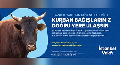 İBB'ye bağlı ‘Kurban Bağış Kampanyası’ başladı