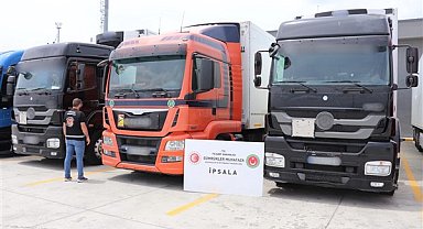 İpsala Gümrük Kapısı'nda kaçak tır operasyonu