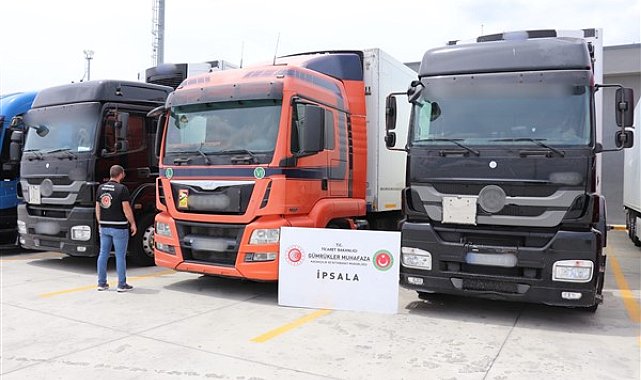 İpsala Gümrük Kapısı'nda kaçak tır operasyonu