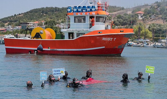 İzmir Aliağa'da 'deniz'den farkındalık