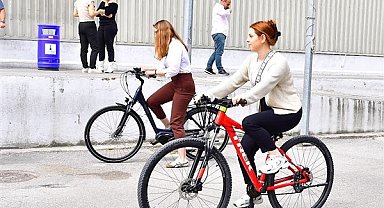 İzmir’de bisikletli kullanımı yaygınlaşıyor