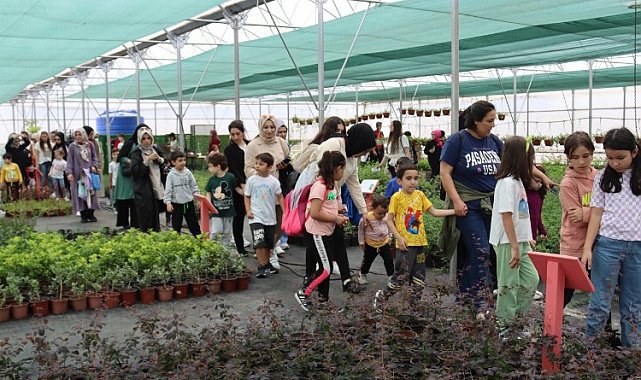 İzmit'te küçük misafirler doğayla buluştu