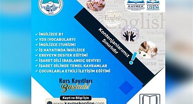 Kayseri Büyükşehir'in UZEM kurs kayıtları devam ediyor