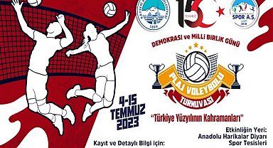 Kayseri Büyükşehir Spor A.Ş.'den 15 Temmuz'a özel Plaj Voleybolu Turnuvası