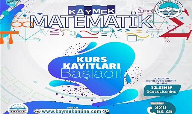 Kayseri'den öğrencilere matematik kampı desteği