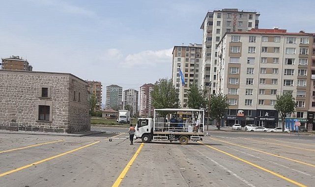 Kayseri Melikgazi'den pazar yerlerine bakım