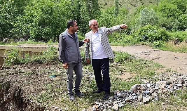 Kayseri Yahyalı'da taşkın tedbirleri alınıyor