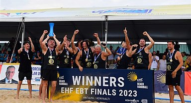 Konyaaltı'nda düzenlenen EHF ebt Finalleri sona erdi