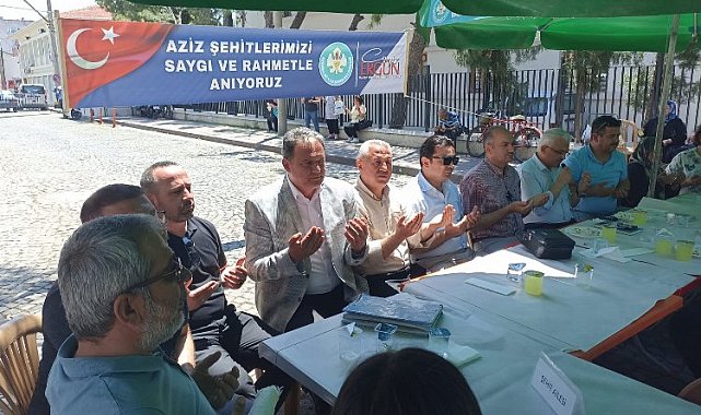 Manisa Akhisar'da şehitlere anma