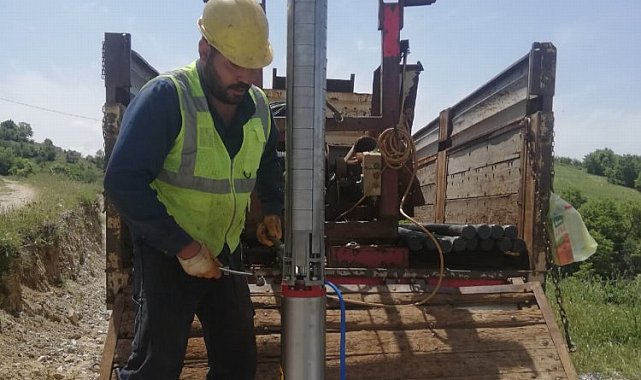 Manisa Sarıgöl'de yeni sondaj kuyusu faaliyette