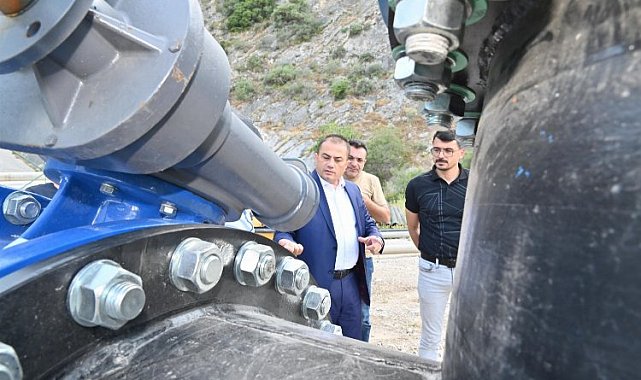 Manisa'da 12 milyonluk içme suyu çelik hattı devreye alınıyor