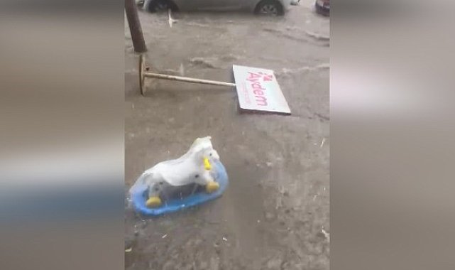 Milas’ta dolu ve fırtına etkili oldu