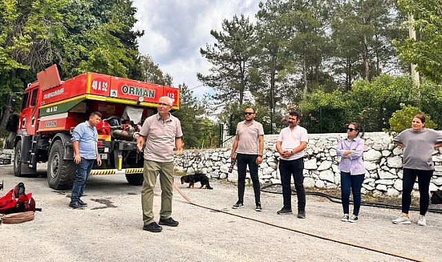 Milas'ın gönüllülerini 'Ateş Savaşçıları' eğitti