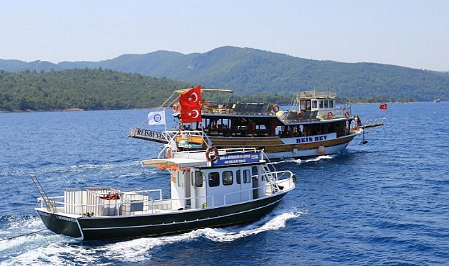 Muğla 7 atık alım teknesiyle bayrama hazır