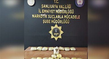 Şanlıurfa'da 12 kilo skunk maddesi ele geçirildi