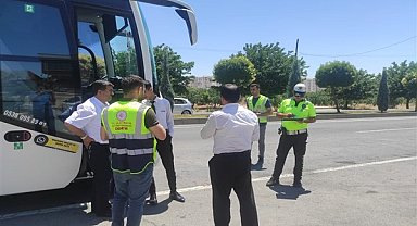 Şanlıurfa 'da fazla yolcu ve fahiş fiyat denetimi