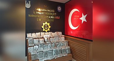 Şanlıurfa'da uyuşturucu operasyonu