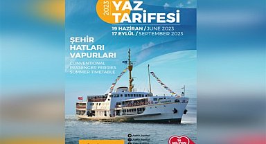 Şehir Hatları’nda yaz tarifesi başlıyor