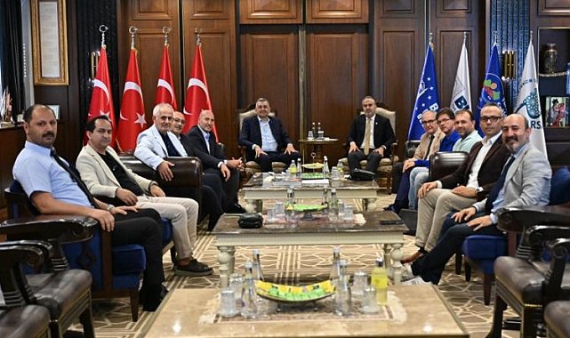 TÜRFAD Bursa'dan Başkan Alinur Aktaş'a ziyaret