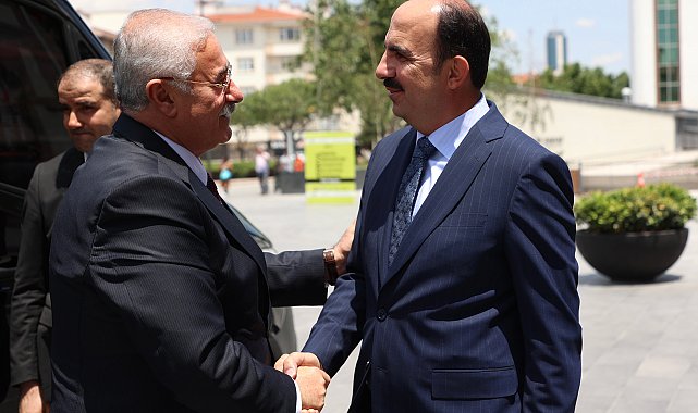 Yargıtay Başkanı Akarca, Başkan Altay’ı ziyaret etti