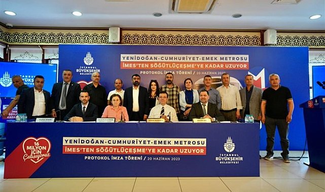 Yenidoğan-Cumhuriyet-Emek Metro Hattı Söğütlüçeşme’ye kadar uzatılacak