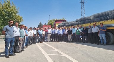 44 mahalle mezarlığına tel örgü çalışması