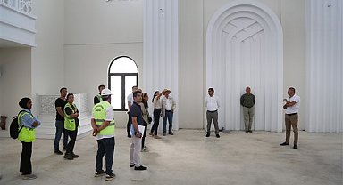 Başkan Büyükerşen cami projesini inceledi