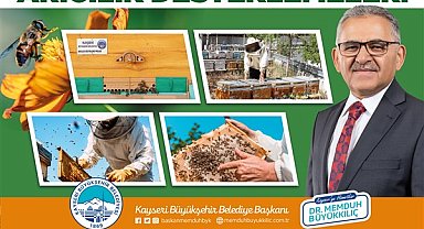Başkan Büyükkılıç: “800 adet arılı kovan dağıtacağız”
