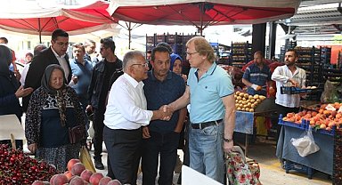 Başkan Büyükkılıç, esnaf ve vatandaşlarla buluştu
