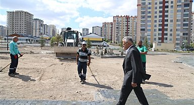 Başkan Büyükkılıç, Yeşilyurt Park Alanı’nda inceleme yaptı