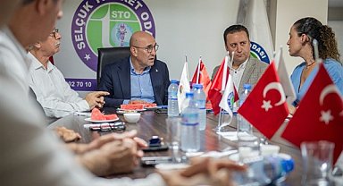 Başkan Tunç Soyer Selçuk’ta büyükşehirin çalışmalarını anlattı