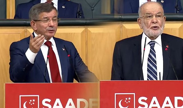 Bir grup iki genel başkan! Saadet Partisi TBMM'de ilk grubunu yaptı