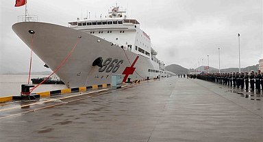 Çin'in hastane gemisi “2023 Uyum Misyonu” için yola çıktı