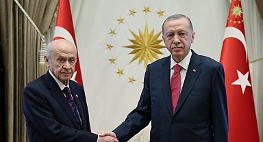 Cumhurbaşkanı Erdoğan, MHP Genel Başkanı Bahçeli'yi kabul etti