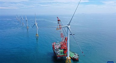 Dünyanın ilk 16 megavatlık türbini elektrik üretmeye başladı