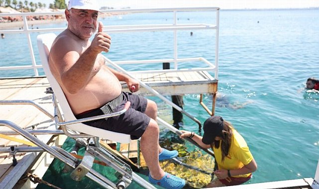 Engellilere plajda engel yok!