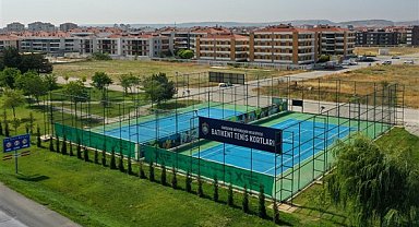 Eskişehir Batıkent'te tenis kortları açılıyor